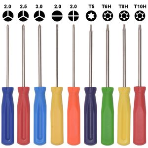 Wholesale key screw driver for sale - Group buy Colorful Y Triwing Y Screw Driver Game Key Phillips Slotted Torx T5 T6 T8 T6H T8H T10H With Hole Screwdriver Repair