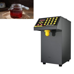 Dispenser di sciroppo Macchina per il fruttosio Macchina per l'erogazione dello zucchero Macchina quantitativa automatica da 8 litri per il negozio di tè a bolle