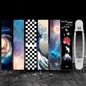 120 * 25 cm Kaykay Güverte Griptape Longboard Elektrikli Scooter Skate Kaykay Zımpara Kağıt Anti-Skid Yüksek Quallity Kum Kağıdı