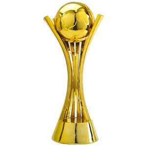 New Club World Trophy Soccer Resin Crafts Cup football Fans for Collections and Souvenir Size 41.5 cm