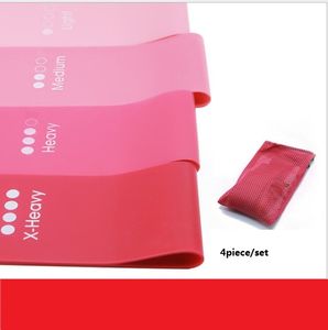 Heimübung Widerstandsbänder Elastische Widerstandsübungen Fitness Latexschlaufe rot Yoga Pilates Stretchband-Set Bodybuilding-Ausrüstung