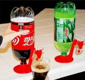 Vattendispenser Automatisk mini upp och ner dricker fontäner Fizz Saver Cola Soda Beverage Switch Drinkers Handtryck DH04822648