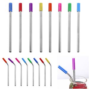 304 stainless steel drink straw silicone nozzle rubber sleeve tooth collision anti scalding antifreeze high temperature resistant free DHL