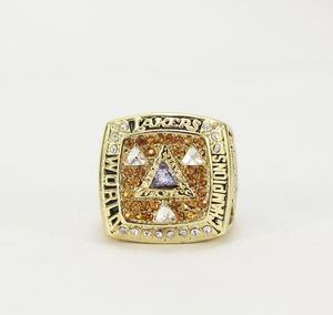 Holida de alta qualidade de alta qualidade Novo Super Bowl Lakers 2002 Ring Men Rings3517331