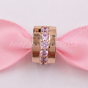 Andy Jewel Authentic 925 Silver Beads Clips تناسب قلادة مجوهرات الباندورا الأوروبية 102