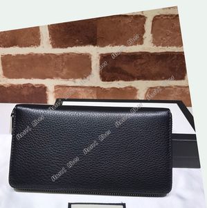 Aber Men Women Durable Wallets Fashion Long Style High Quality Card Holder Purse Classic Zipper Large Capacity Brand Genuine Leather Wallet