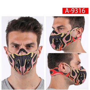 Taktische Tarnmaske im Freien, Laufen, Radfahren, Gesichtsmasken, Carbon-Atemventilmaske mit PM2,5-Filter, Anti-Verschmutzungs-Gesichtsmaske