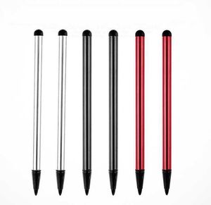 Dual Use Metal Capacitive Screen Stylus Pen Handy Pen Resistive screen Touch Pen For Tablet PC Mobile Phone