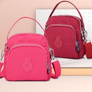 Simple fashion women's versatile Korean style of shoulder bag light soft waterproof nylon bag small cross-body bags handbag