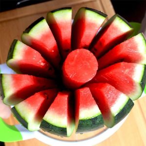 Watermelon Slicer Melon Cutter Knife Stainless Steel Fruit Cutting Watermelon Slicer Tools Kitchen Gadgets Practical Tools