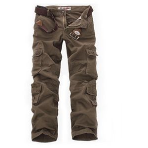 Pantaloni casual larghi con utensili da uomo Pantaloni tascabili con cerniera elastica di tendenza moda Taglie forti Pantaloni da alpinismo all'aperto da uomo nuovi di design