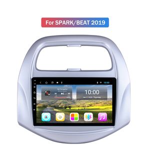 Android Car DVD-spelare Mirror Link Apple Mobile Phone Radio Video för Chevrolet Spark / Beat-2019 Partihandel 10 tums pekskärm