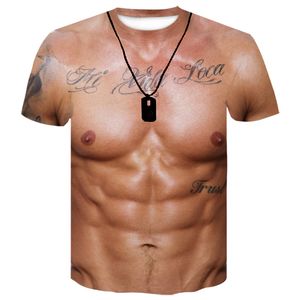 Big Boobs Sexy Muscle T Shirt Mens Tops Engraçados Personalidade Nua Novidade camisetas para Homens Man tshirt homme