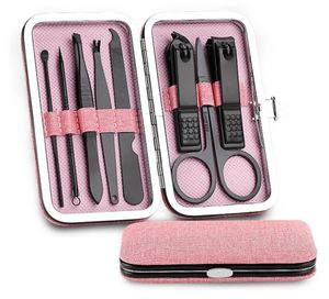 Neue Gesundheit 8 teile/satz Edelstahl Nagel Clipper Pediküre Set mit Schere Pinzette Professionelle Maniküre Werkzeuge Nagel Liefert