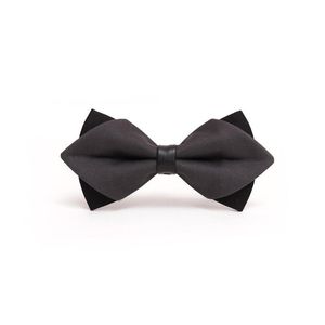 Luxuriöse Boutique-Fliegen für Männer, Hochzeit, Party, Mode, schwarze Krawatte, Schmetterlingsfliege, Gravata Cravatta