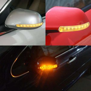 LEEPEE FPC Turn Signal Light Yellow Soft SMD Universal Auto Rearview Mirror LED Car Amber Indicator Lamp Flashing