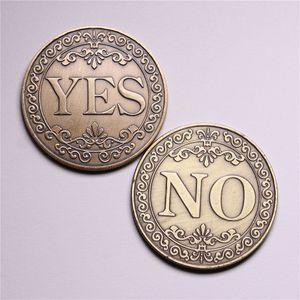Wholesale uk gold resale online - UK Collection Coin three dimensional YES Or NO Embossed Bronze Lucky Gold Coins High Quality challenge souvenir coin