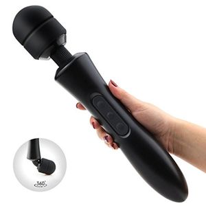 20 Modes 8 Speeds Powerful Magic Wand Vibrator Body Massager USB Rechargeable Sex Toy for Women Waterproof AV Wand Y200616