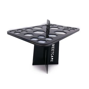 Nyaste sminkborstar Dry Rack och Cleansing Gel Pad Brush Stand Display Frie Shelf Cosmetic Clean Tool Makeup Brush Storage