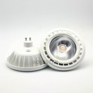AR111調光対応LED QR111埋め込み式ランプ10W / 15W GU10 LED ES111ライトスポットライトランプ照明AC85-265V。
