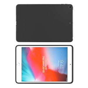 Svart Matt Skid-Proof Soft TPU Transparent Silicone Clear Case Skydd till iPad Mini 4 / iPad Mini 5 2019