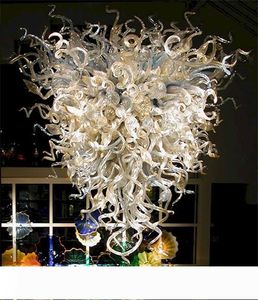 Домашняя Люстра оптовых-Современный стиль взорванные стеклянные люстры лампы AC110V V Home Design на заказ Светодиодная хрустальная люстра для продажи