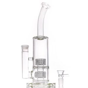 Hookahs Double Cages Percolator Glass Pipe Dab Rig Oil Rigs Mobius Matrix sidecar Wate Bongs Bubbler