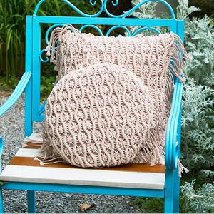 Handmade pillow Bohemian pillowcase home soft decoration photography props with cores pillows core