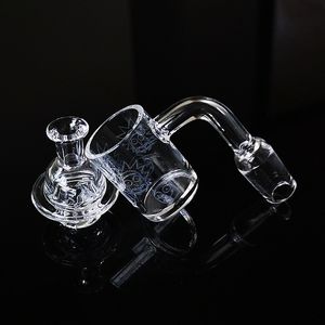 25 мм Flat Top Quartz Banger Spinner Cyclone Carb Cap Terp Pearl 10 мм 14 мм 18 мм Мужские и женские курительные принадлежности Бездомные гвозди