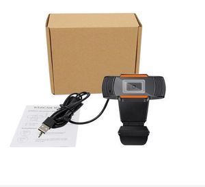 Webcam HD con microfono 480P 720P 1080P Messa a fuoco automatica Videocamera Web in streaming USB da 2 Megapixel per computer Skype Webcam Wechat W7 8 10 VISTA XP