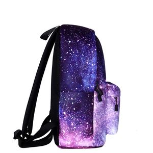 School Bags For Teenage Girls Space Galaxy Printing Black Fashion Star 4 Colors T727 Universe Backpack Women2520