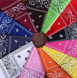 20 Colors Polyester Head Bandanas Outdoor Riding Hood Magic Scarf Amoeba Pattern Bandanas Multifuction Paisley Face Towel For Man M011E