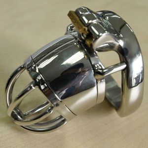 CB6000s stainless steel chastity device penis sleeve arc snap ring cock cage male chastity devices metal sex toys for men CX200731