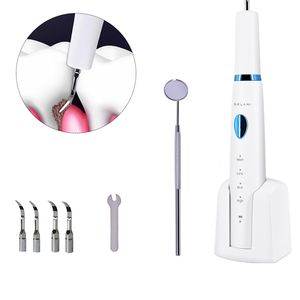 DIY Waterless Tooth Whitening Scaler Ultrasound Vibration One-Key 3-Gear Working Effective Plaque Remover Stains Tartar Scraper Wireless Cha
