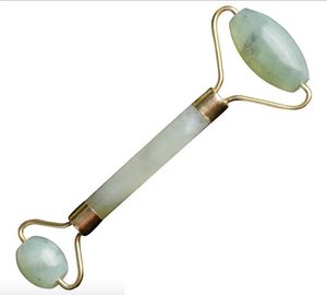 Jade Stone Needle Massager Derma Face Arms Neck Massage Roller Forntida ansikte Eye Body Spa Anti-Aging