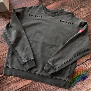 Thick 450g Cotton Dark Gray Hoodie Sweatshirts Crewneck Men Woman Top Quality Wash