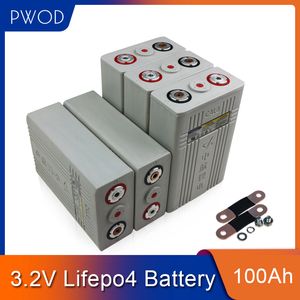 24V 48V güneş RV paketi için PWOD 4PCS 3,2V 100Ah LiFePO4 batarya 12v100AH ​​Lityum demir fosfat pil YENİ CALB CA100