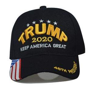 15styles Trump Baseball Cap Utrzymuj Ameryka Świetnie Great Hats 2020 Kampania USA 45 Amerykańska Flaga Kapelusz Płótno Haftowane Czapki Nowy GGA3611