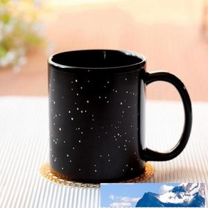 Doze Constelações Cerâmica Canecas Starry Sky Magia Mudança Cores Cup Barda Universal Wear Resistente Copos Nova Chegada 9HF DD