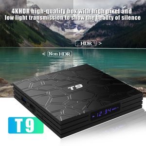 Android 9.0 TV Box T9 RK3318 Quad Core 4K Set Top Box 2.4g/5g Dual WiFi 2G 16G Smart Media Player