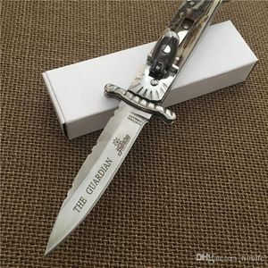 Wholesale guardian knife for sale - Group buy AC Hubertus Patron The Guardian Bill DeShivs inch Cold Steel I Antler Handle Single Action Pocket Folding Camping Knife Knives