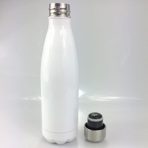 mais barato DIY Sublimation 17 onças Cola garrafa de aço inoxidável garrafa de água de parede dupla com isolamento Cola Forma tumbler melhor para personaliza