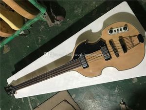 No Frets 4 Strings Original Body Electric Bass Guitar with Rosewood Fingerboard,Chrome Hardware,Can be customized