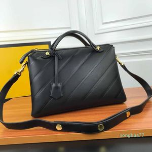 Valigette Borse da donna classiche di design Borse a tracolla con cinturino alla moda Borse grandi in vera pelle Borsa a tracolla nera Basg Borsa a mano 32 cm