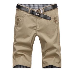 Männer Casual Dünne Gerade Shorts Mode Trend Sommer Multipocket Zipper Schlank Strand Knie Länge Designer Männlich Plus Größe Shorts Hosen kleidung