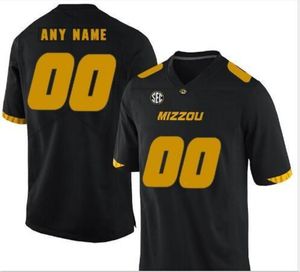 CUSTOM homens, jovens, mulheres, criança, Missouri Tigers personalizado ALGUM NOME E NÚMERO DE QUALQUER TAMANHO jersey costurado Top Quality Colégio