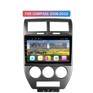 Android-Autoradio-Video-Player Stereo 9-Zoll-Touchscreen GPS-Navigation für Jeep COMPASS 2006–2010