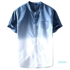 Fashion- Line Tie Dyed T SHIRTS Summer Fashion Pockets Designer Casual Beach Hombres Tees Mens