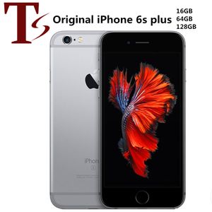 Renoverad Original Apple iPhone 6S plus 5,5 tum med Touch ID IOS A9 16/32/64 / 128GB ROM 12MP olåst mobiltelefon