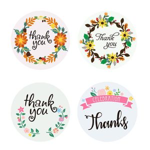 Çiçek Sticker Kendinden yapışkanlı Sen Çıkartma Hediye Etiket Diy El Yapımı Kek Düğün Davet Dekorasyon 500pcs 1 99rla D2 ederiz